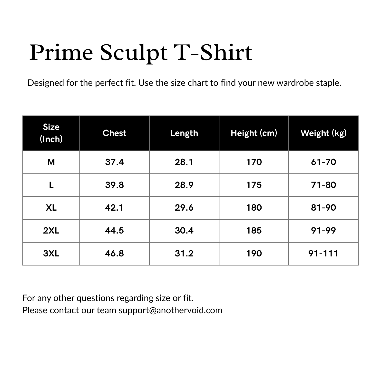 Prime Sculpt T-Shirt